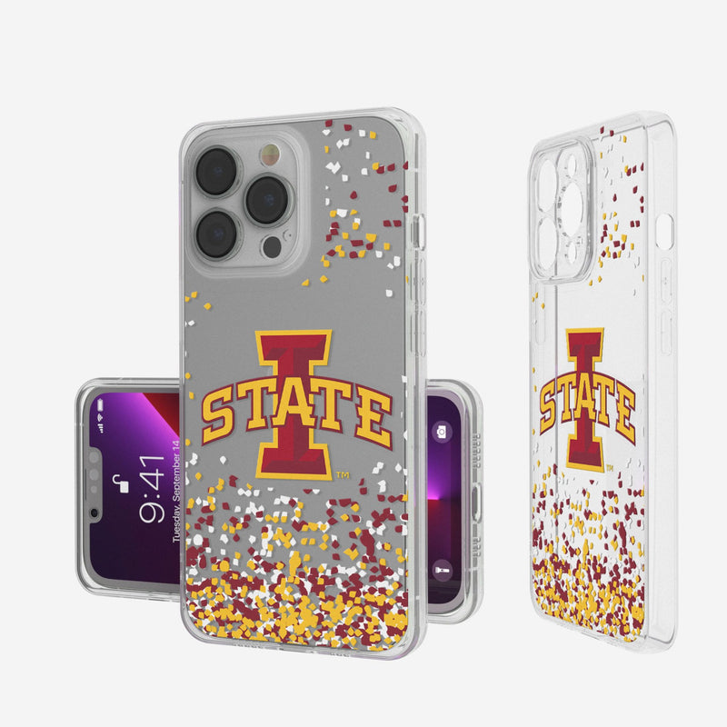 Iowa State University Cyclones Confetti iPhone Clear Phone Case