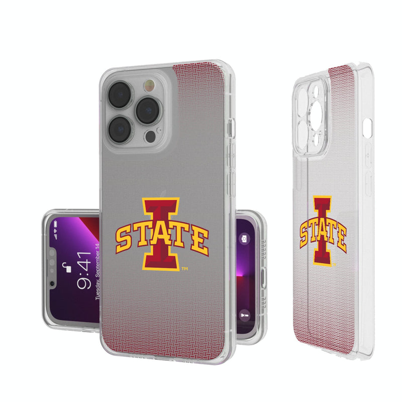 Iowa State University Cyclones Linen iPhone Clear Phone Case