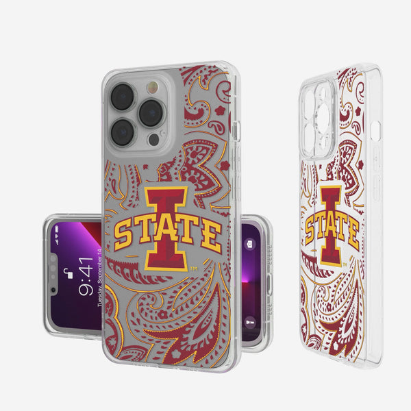 Iowa State University Cyclones Paisley iPhone Clear Phone Case