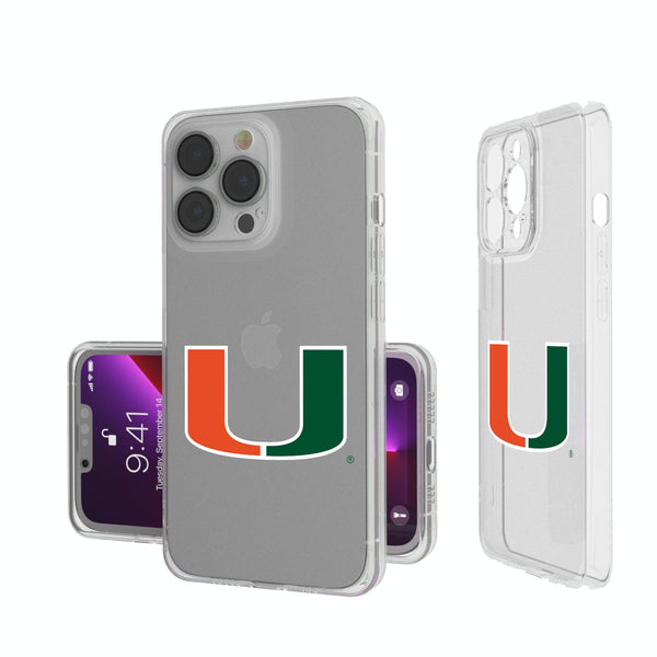 University of Miami Hurricanes Insignia iPhone Clear Phone Case