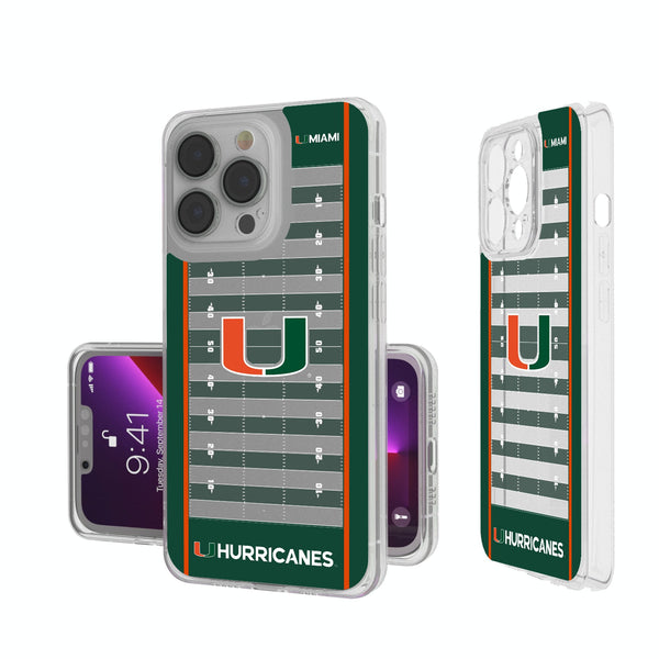 University of Miami Hurricanes Field iPhone Clear Phone Case