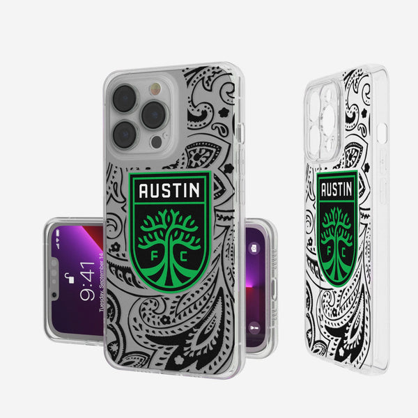 Austin FC  Paisley iPhone Clear Phone Case