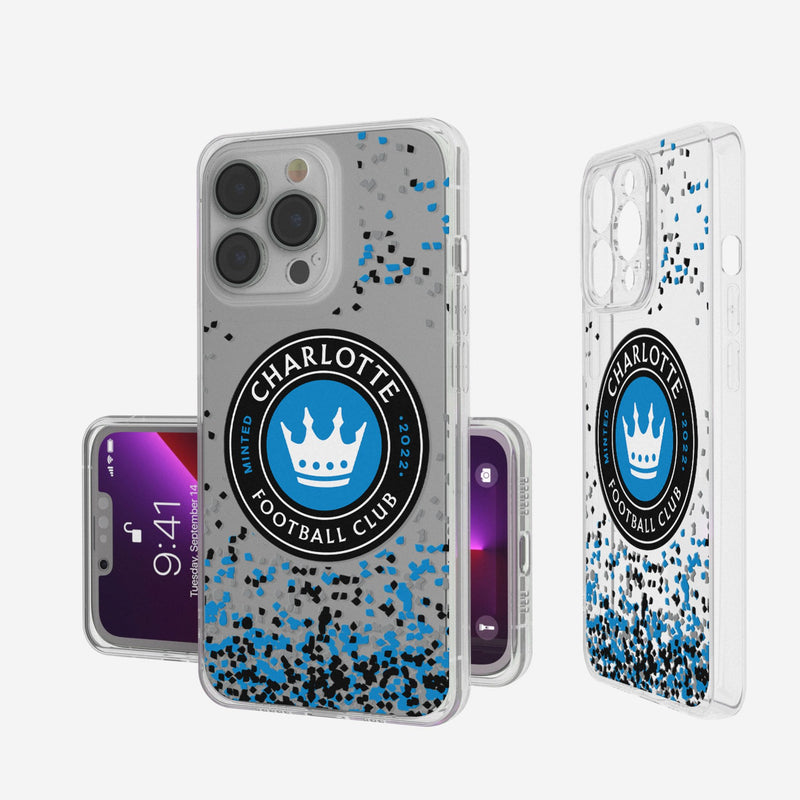 Charlotte FC  Confetti iPhone Clear Phone Case