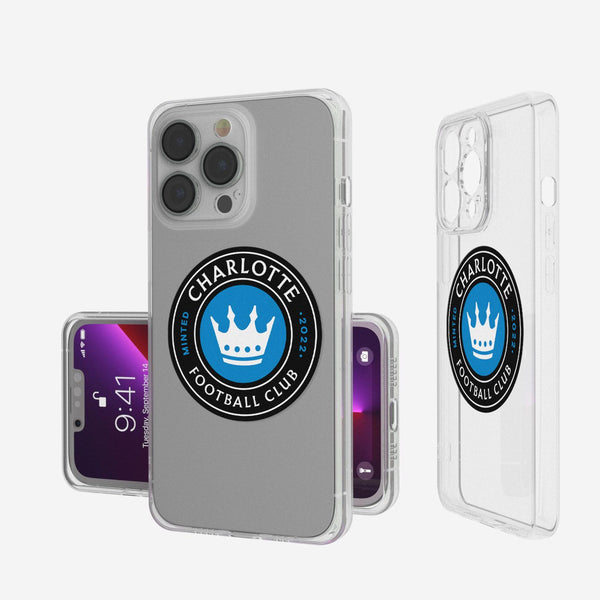 Charlotte FC  Insignia iPhone Clear Phone Case