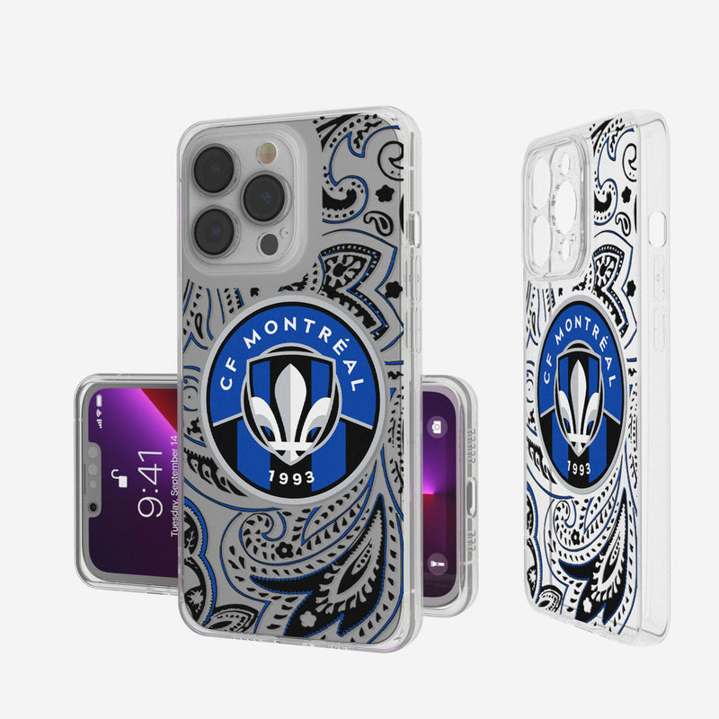 CF Montreal  Paisley iPhone Clear Phone Case