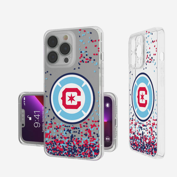 Chicago Fire  Confetti iPhone Clear Phone Case