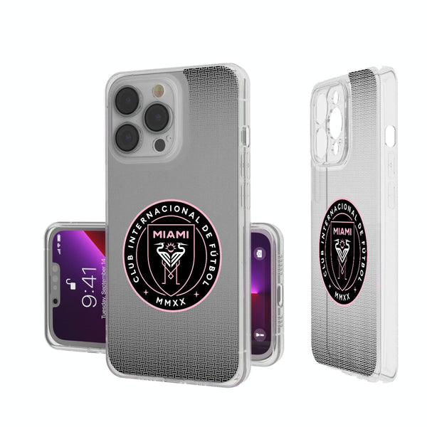 Inter Miami CF  Linen iPhone Clear Phone Case