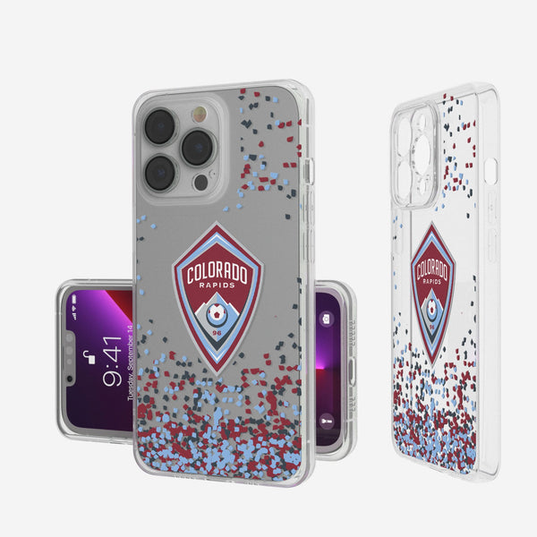 Colorado Rapids  Confetti iPhone Clear Phone Case