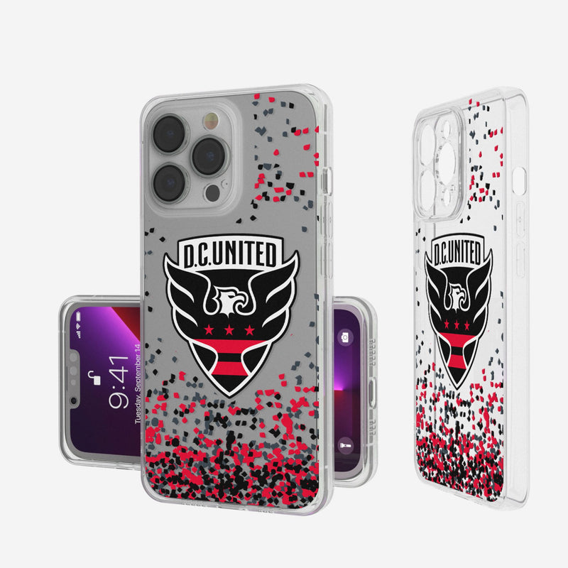 DC United  Confetti iPhone Clear Phone Case