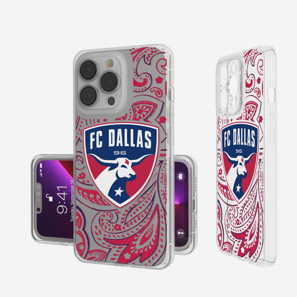 FC Dallas  Paisley iPhone Clear Phone Case