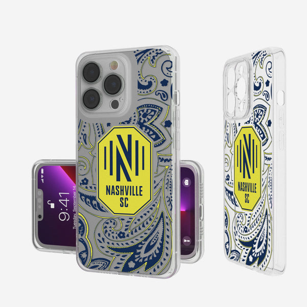 Nashville SC  Paisley iPhone Clear Phone Case