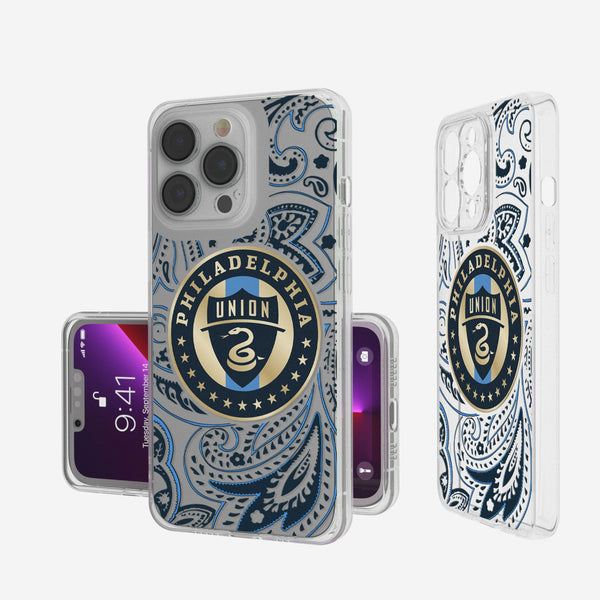 Philadelphia Union   Paisley iPhone Clear Phone Case