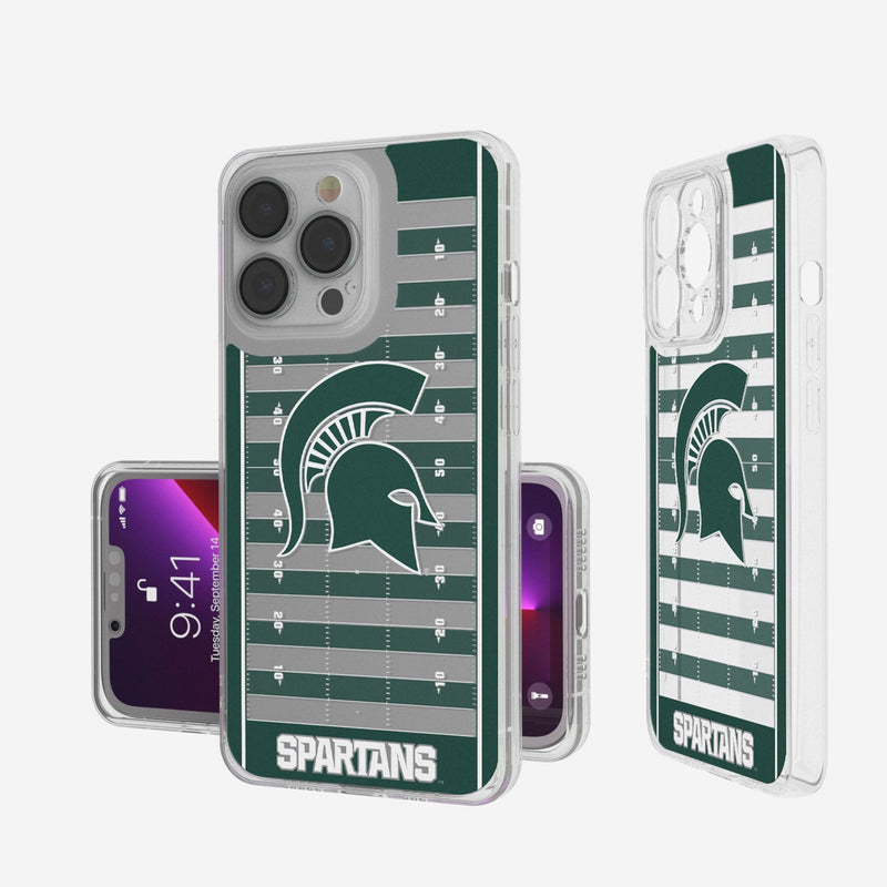 Michigan State University Spartans Field iPhone Clear Phone Case