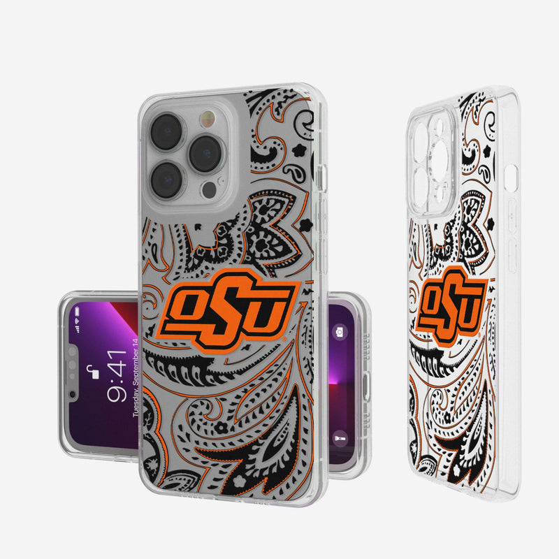 Oklahoma State University Cowboys Paisley iPhone Clear Phone Case