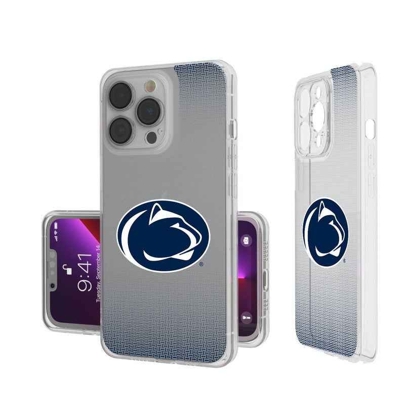 Pennsylvania State University Nittany Lions Linen iPhone Clear Phone Case