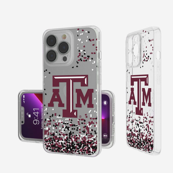 Texas A&M University Aggies Confetti iPhone Clear Phone Case