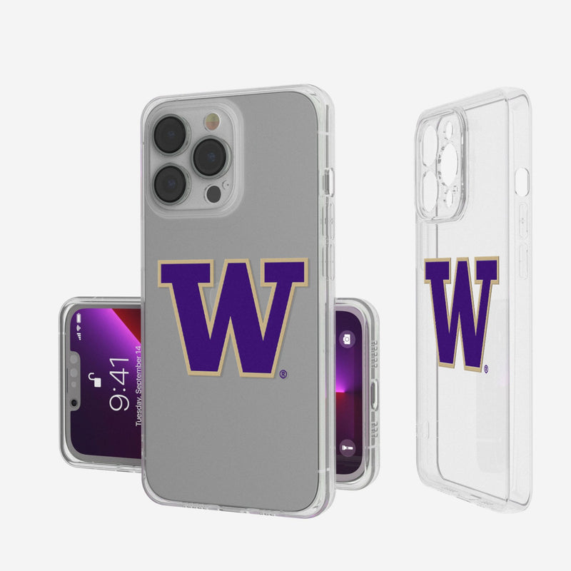 University of Washington Huskies Insignia iPhone Clear Phone Case