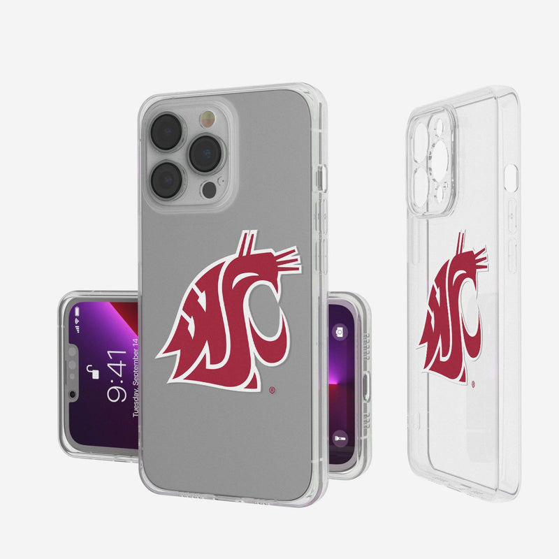 Washington State University Cougars Insignia iPhone Clear Phone Case