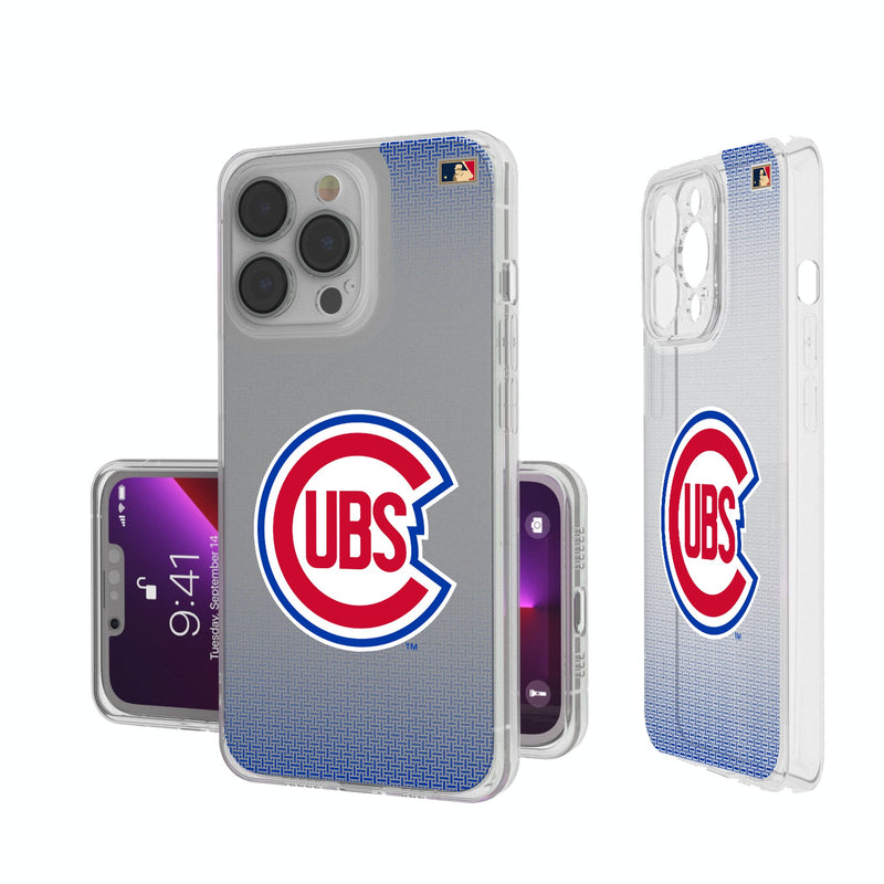 Chicago Cubs 1948-1956 - Cooperstown Collection Linen iPhone Clear Phone Case