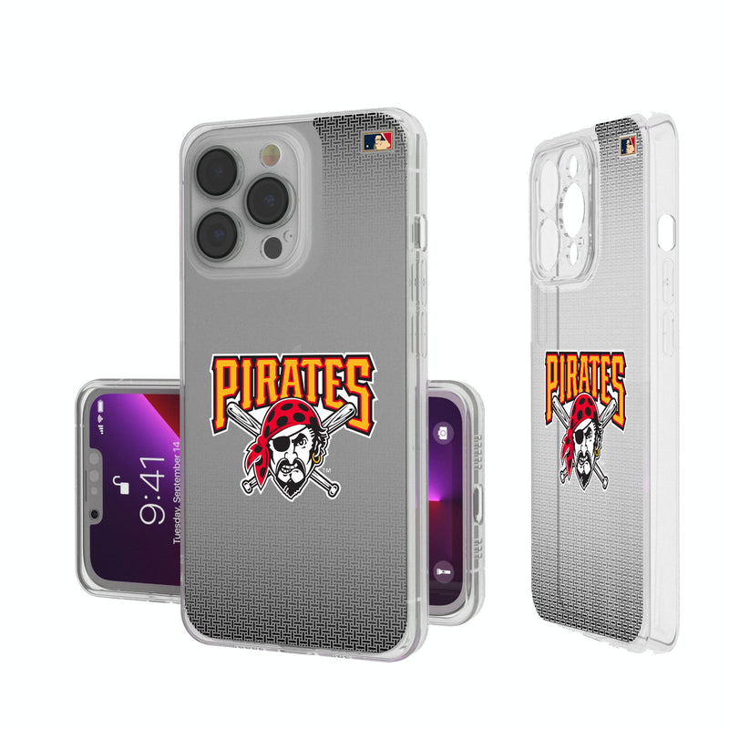 Pittsburgh Pirates 1997-2013 - Cooperstown Collection Linen iPhone Clear Phone Case