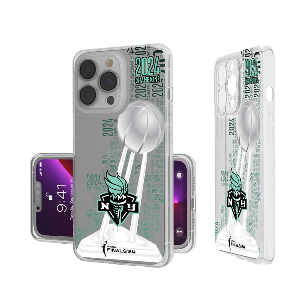 New York Liberty 2024 WNBA Champions iPhone Clear Phone Case