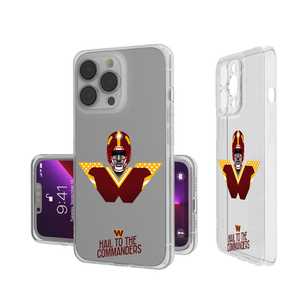 Washington Commanders 2024 Illustrated Limited Edition iPhone Clear Phone Case