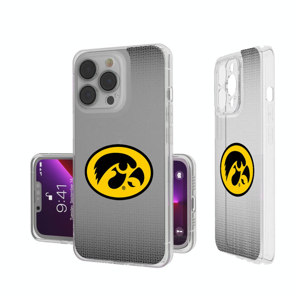 University of Iowa Hawkeyes Linen iPhone Clear Phone Case