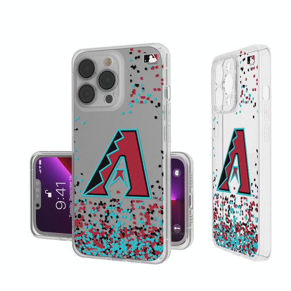 Arizona Diamondbacks Confetti iPhone Clear Phone Case