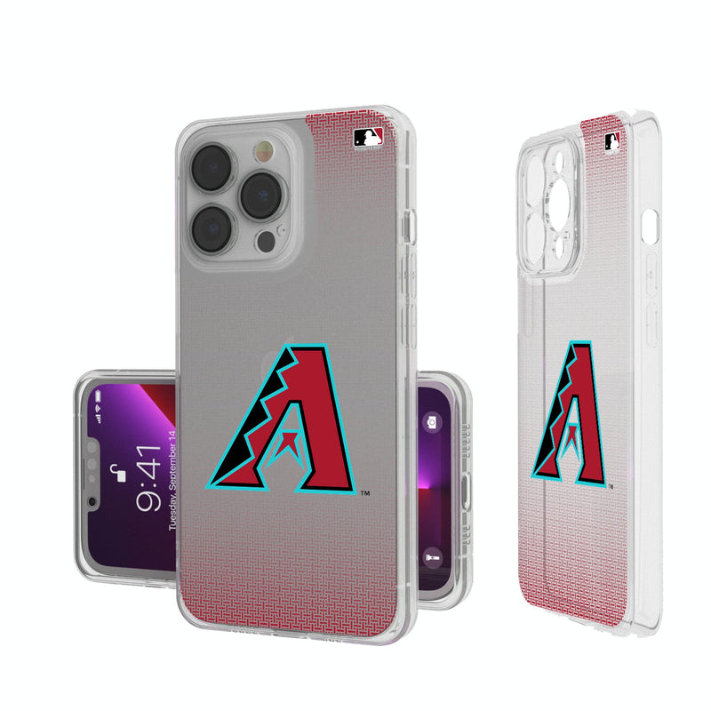 Arizona Diamondbacks Linen iPhone Clear Phone Case