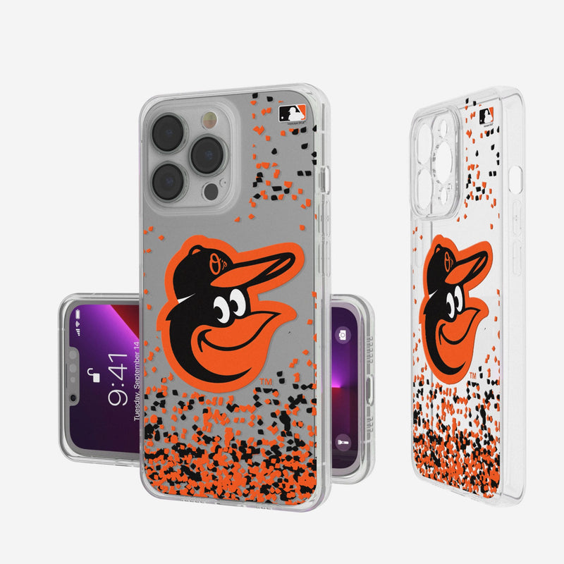 Baltimore Orioles Confetti iPhone Clear Phone Case