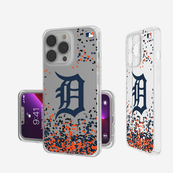 Detroit Tigers Confetti iPhone Clear Phone Case