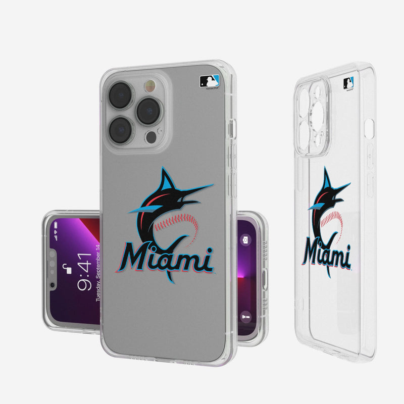 Miami Marlins Insignia iPhone Clear Phone Case