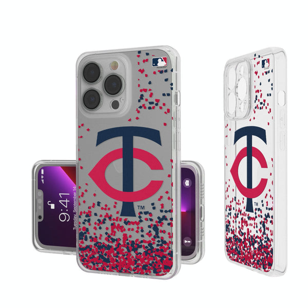 Minnesota Twins Confetti iPhone Clear Phone Case