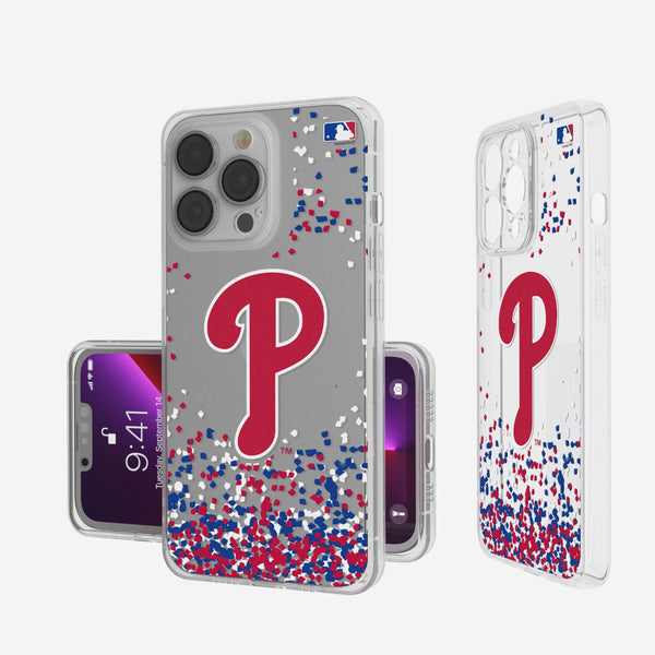 Philadelphia Phillies Confetti iPhone Clear Phone Case