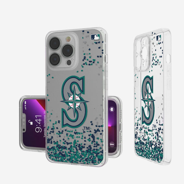 Seattle Mariners Confetti iPhone Clear Phone Case