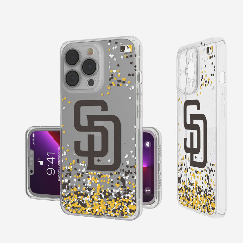 San Diego Padres Confetti iPhone Clear Phone Case