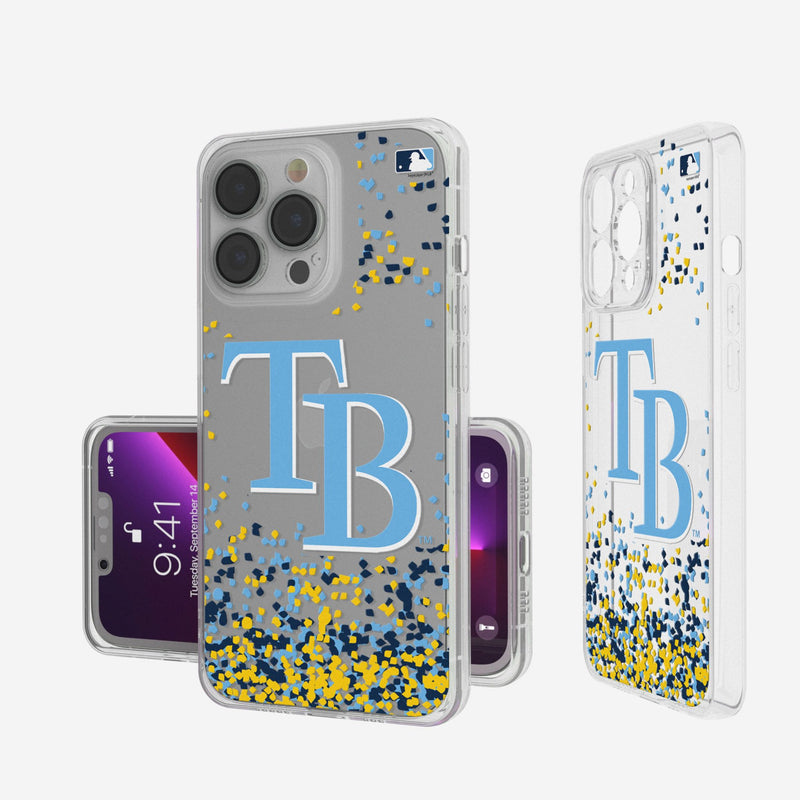 Tampa Bay Rays Confetti iPhone Clear Phone Case