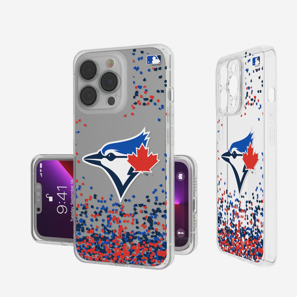 Toronto Blue Jays Confetti iPhone Clear Phone Case