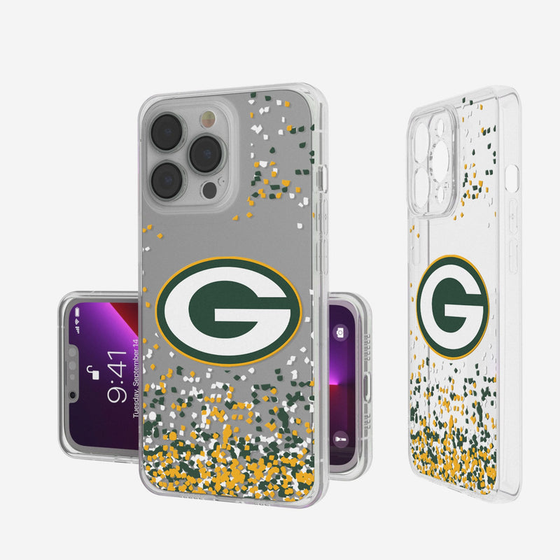 Green Bay Packers Confetti iPhone Clear Phone Case