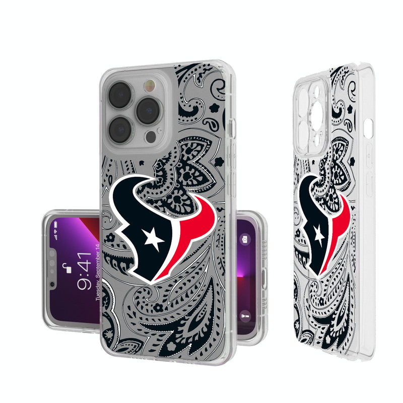 Houston Texans Paisley iPhone Clear Phone Case