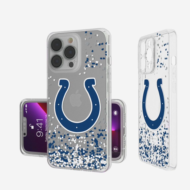 Indianapolis Colts Confetti iPhone Clear Phone Case