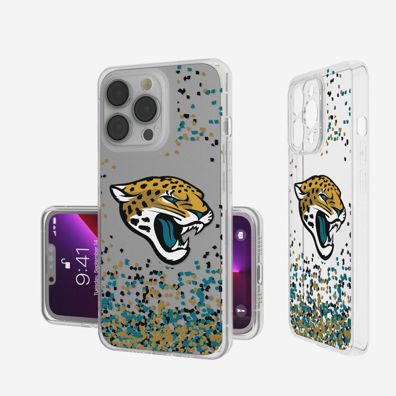 Jacksonville Jaguars Confetti iPhone Clear Phone Case