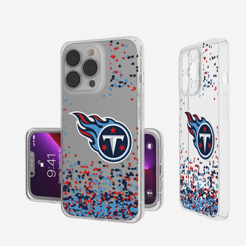 Tennessee Titans Confetti iPhone Clear Phone Case