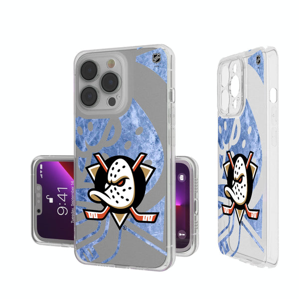 Anaheim Ducks Ice Tilt iPhone Clear Phone Case