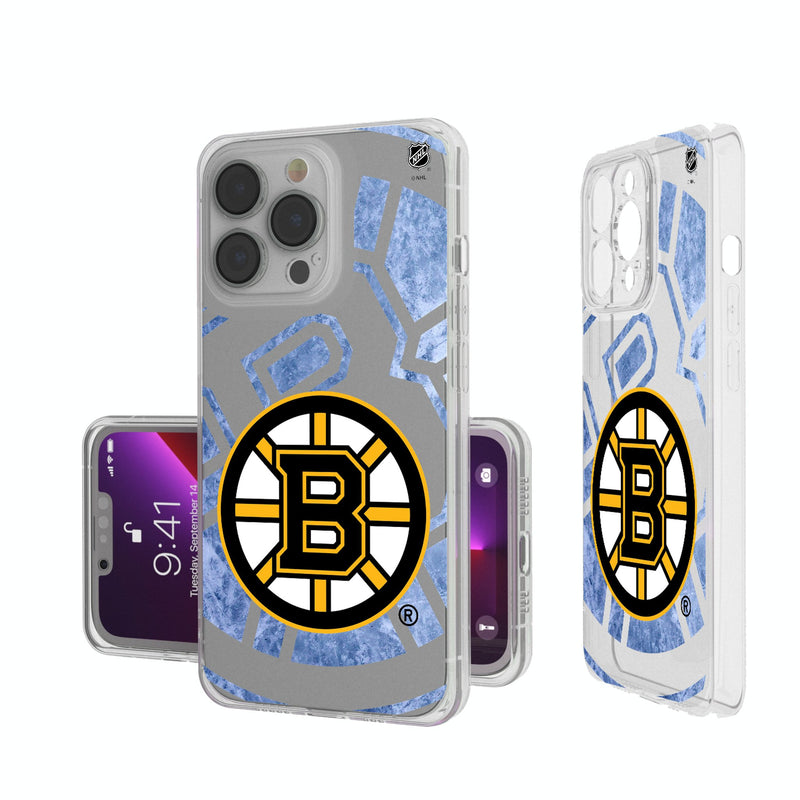 Boston Bruins Ice Tilt iPhone Clear Phone Case