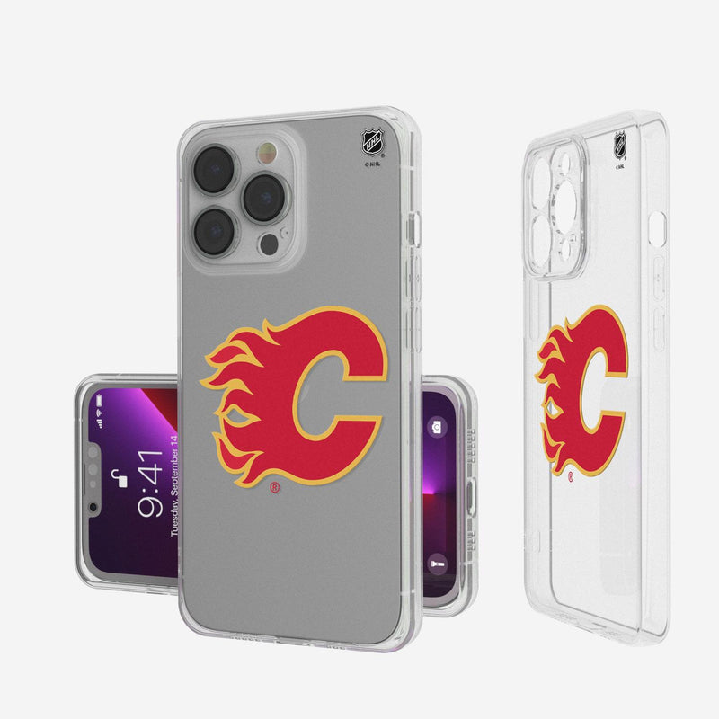 Calgary Flames Insignia iPhone Clear Phone Case