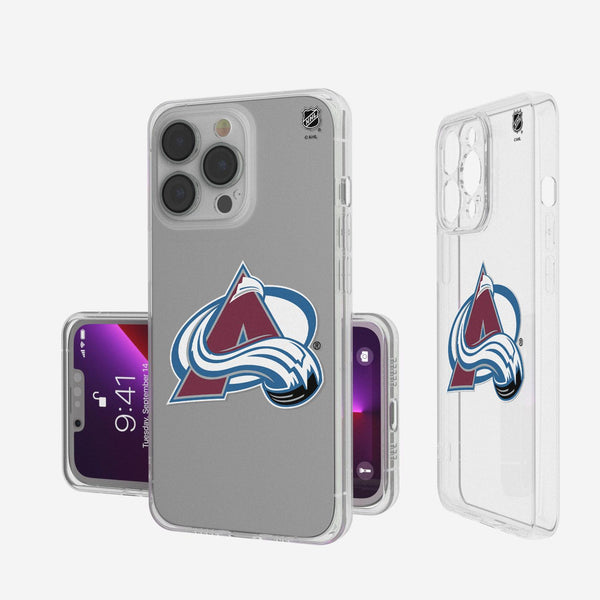 Colorado Avalanche Insignia iPhone Clear Phone Case