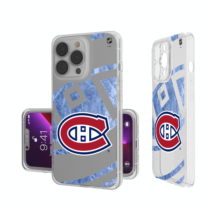 Montreal Canadiens Ice Tilt iPhone Clear Phone Case