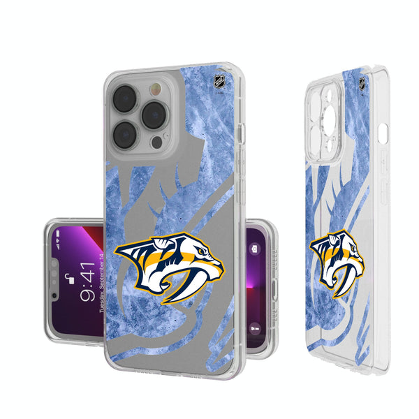 Nashville Predators Ice Tilt iPhone Clear Phone Case