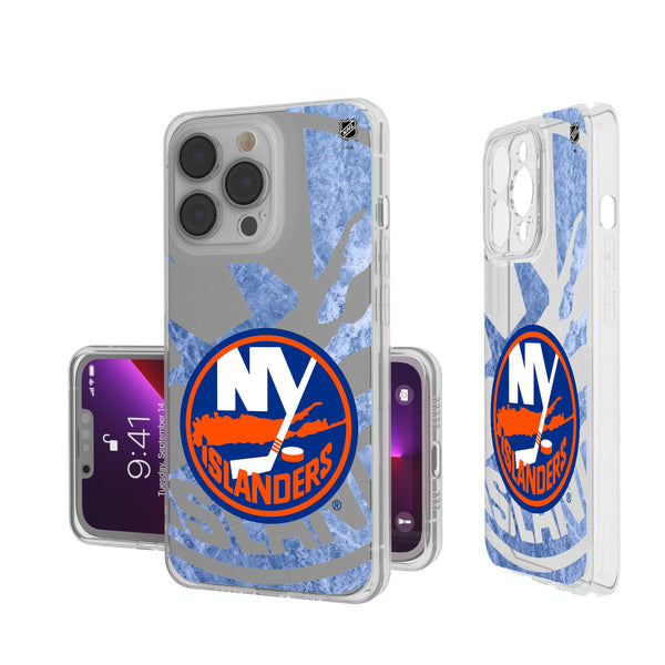 New York Islanders Ice Tilt iPhone Clear Phone Case